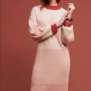 Anthropologie Callahan Boulay Sweater Dress